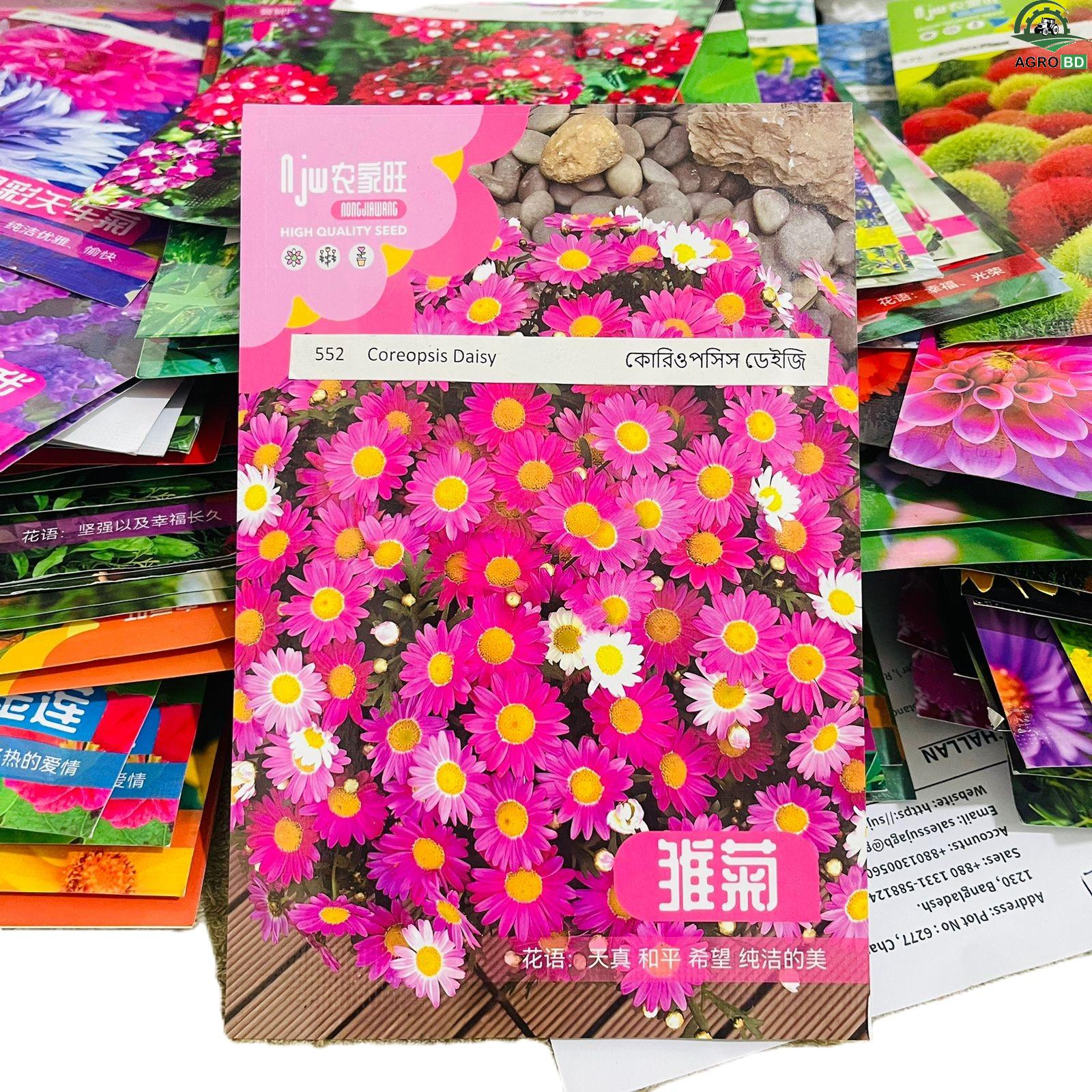 Coreopsis Daisy Flower Tickseed কোরিওপসিস বা টিকসিড ডেইজি বীজ