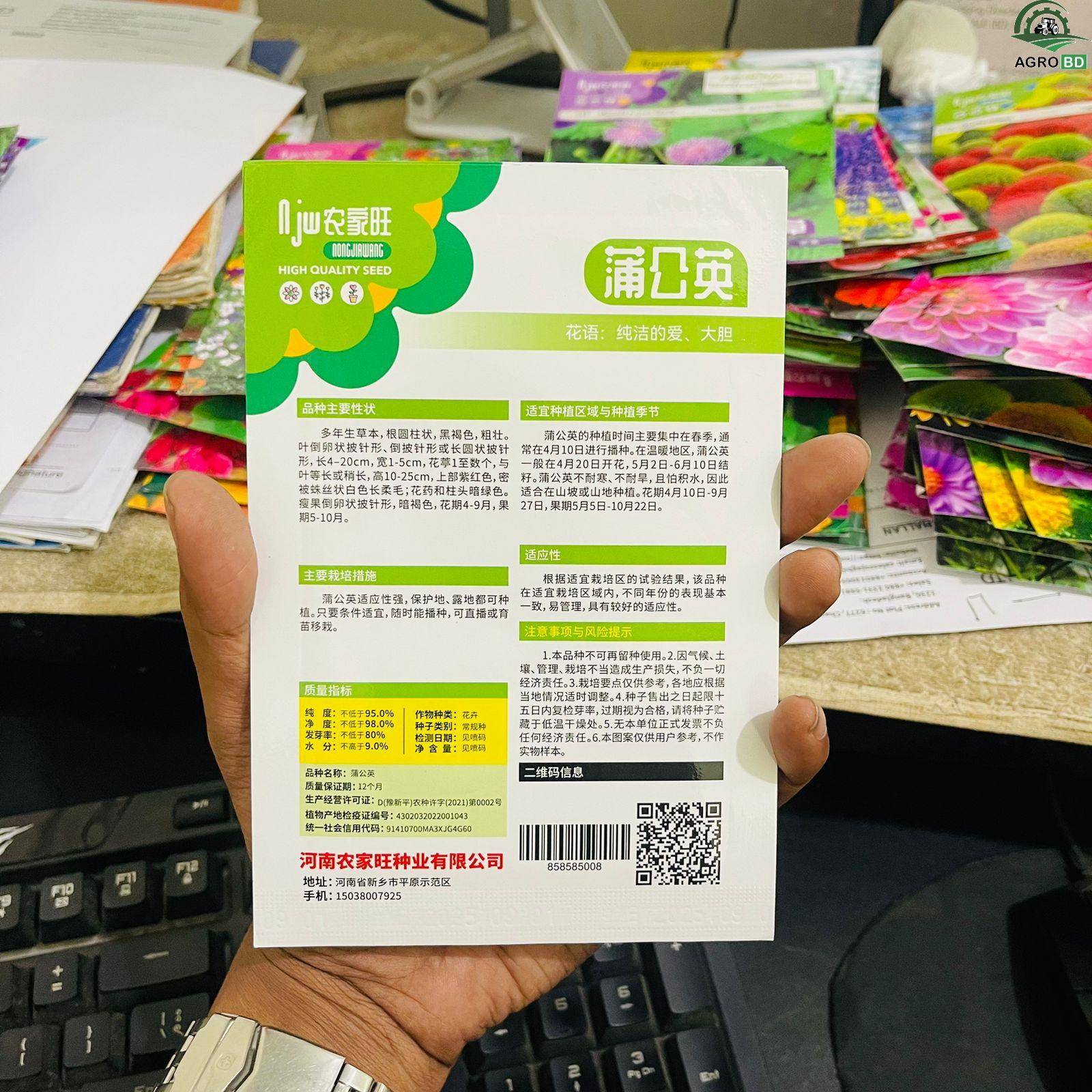 Dandelion Flower Seeds